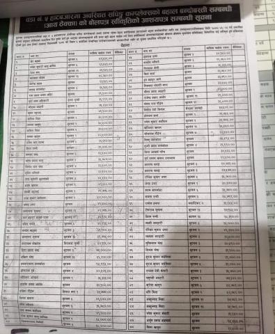 हाटबजारमा अबस्थित सपिङ कम्प्लेक्स को बहाल को बोलपत्र स्वीकृत आशय को सुचना 